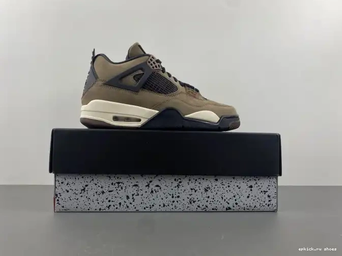 Rep Retro Jordan 4 Scott Air Travis AJ4-882335 x Brown TS 0417